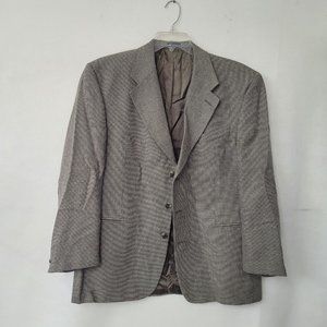 Options By Stafford‎ Sportcoat Mens 44R Silk/Wool Blend 3-Button Blazer